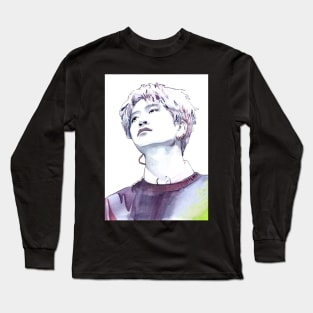 KPOP GOT7 Choi Youngjae Watercolour Design Long Sleeve T-Shirt